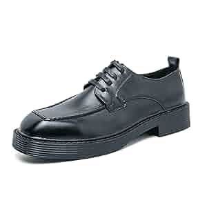靴 wrinkles leather lace up derby shoes wrinkles leather lace up derby shoes